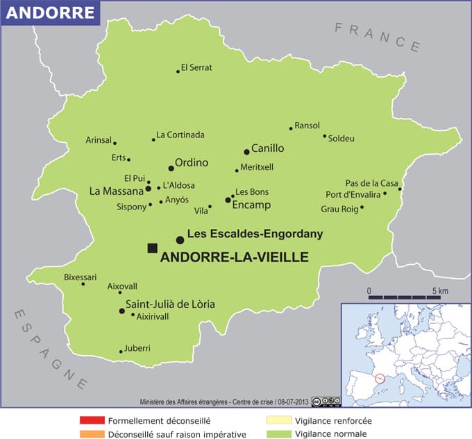 Carte des vigilances