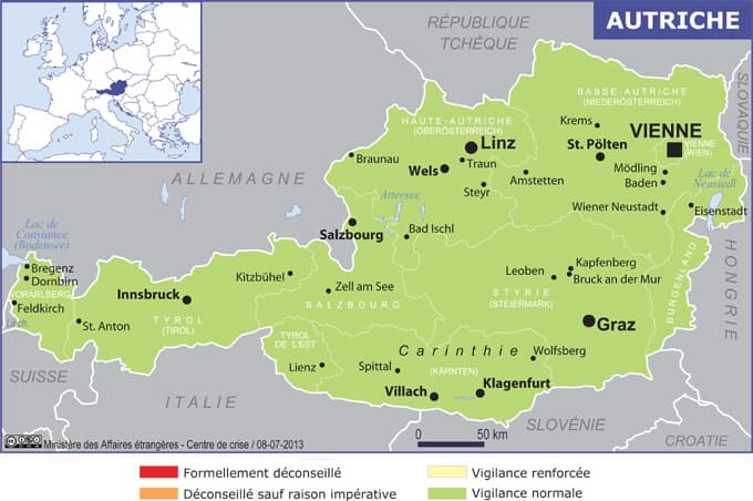 Carte des vigilances