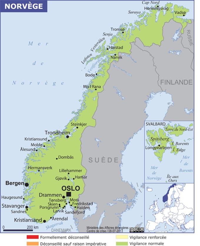 Carte des vigilances