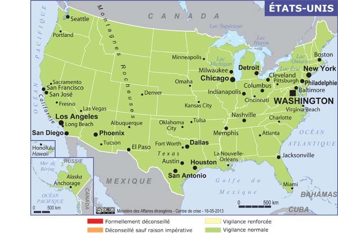 Carte des vigilances