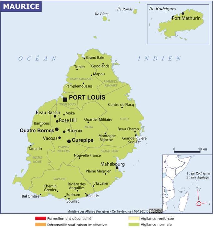 Carte des vigilances