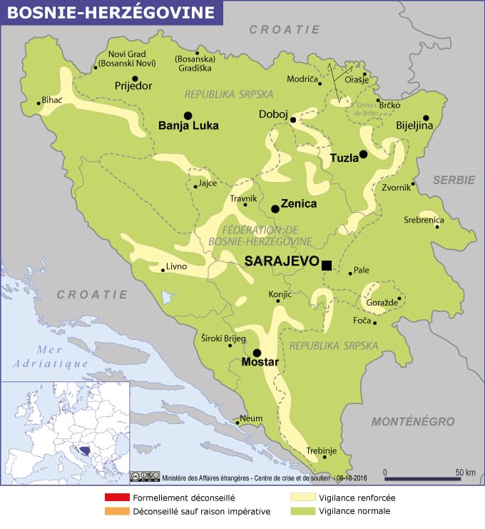 Carte des vigilances
