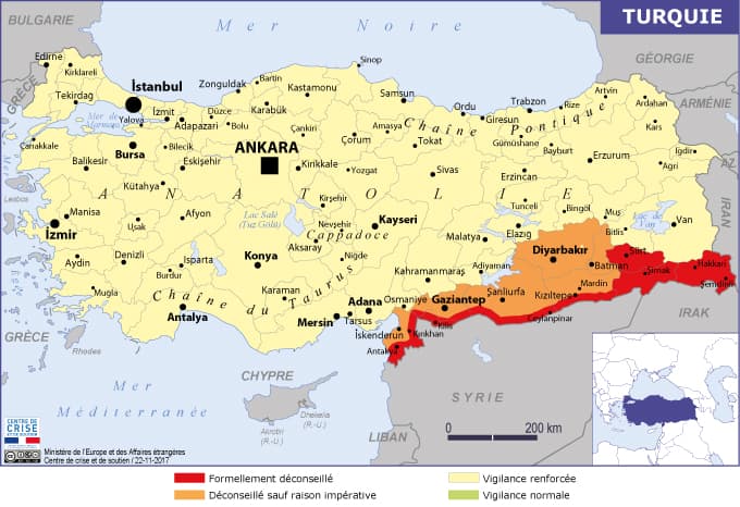 Carte des vigilances