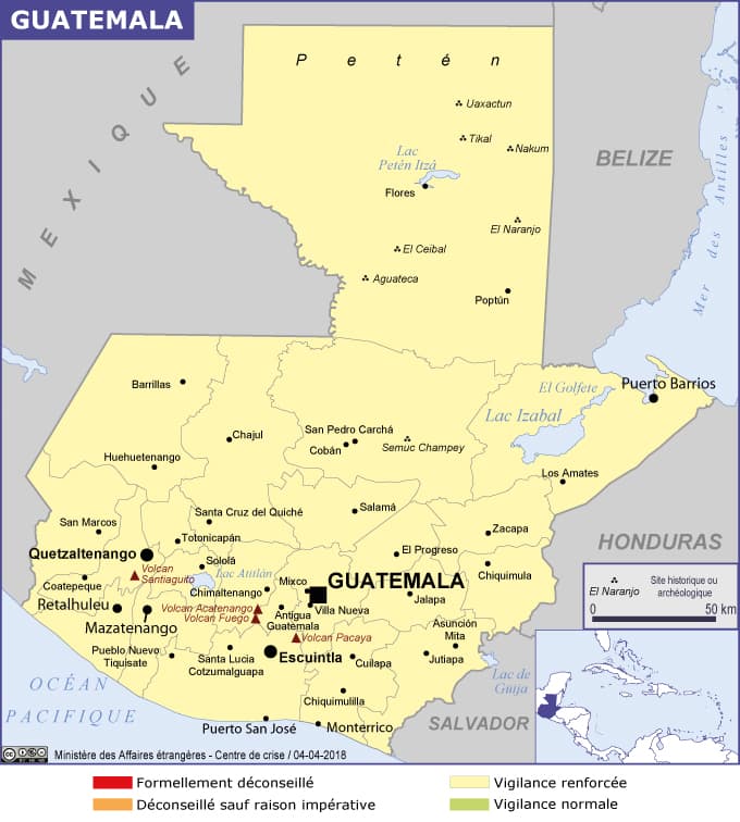 Carte des vigilances