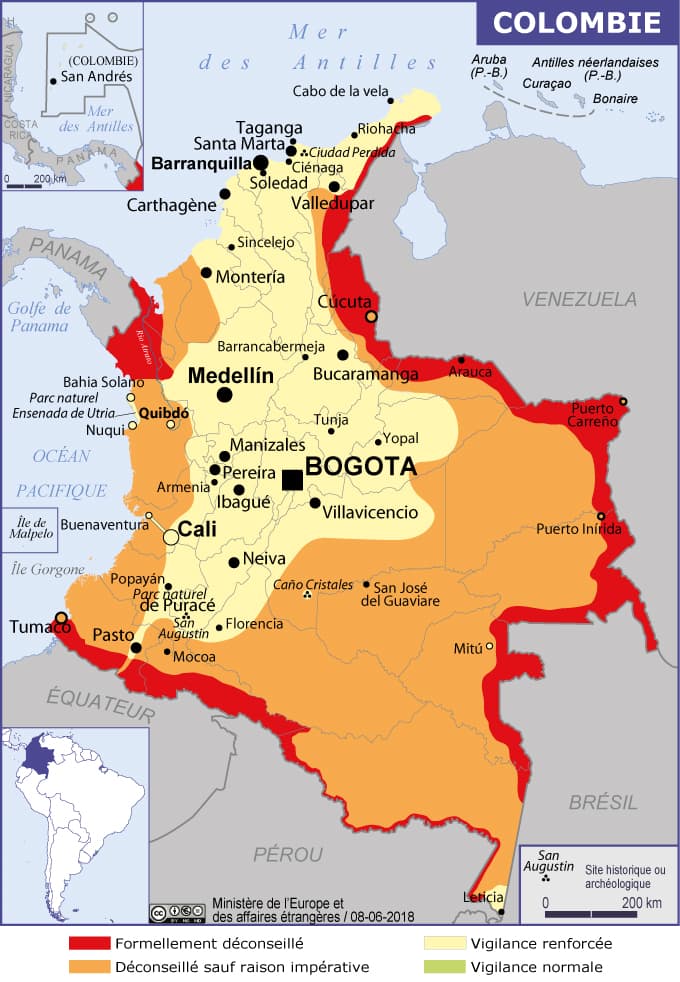 Carte des vigilances