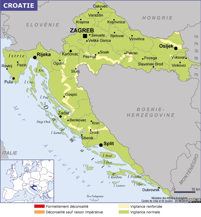 Carte des vigilances