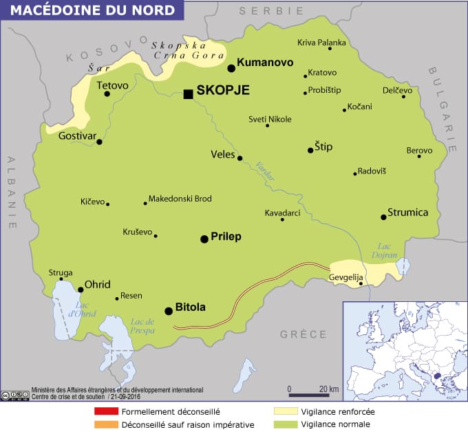 Carte des vigilances