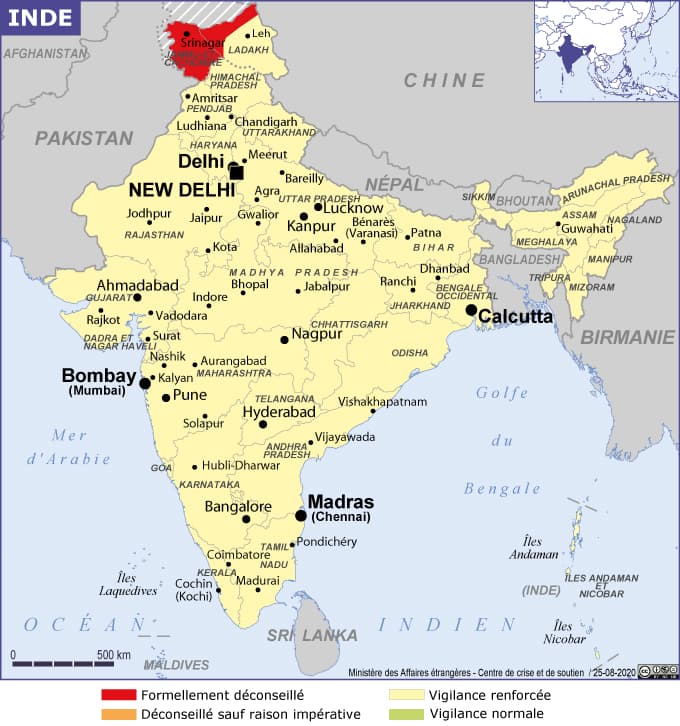 Carte des vigilances