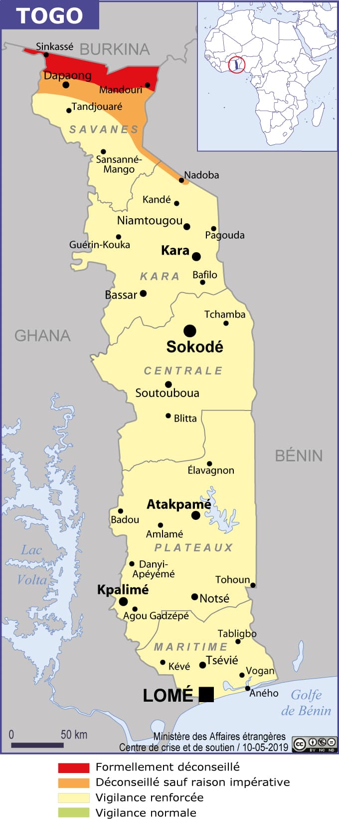 Carte des vigilances