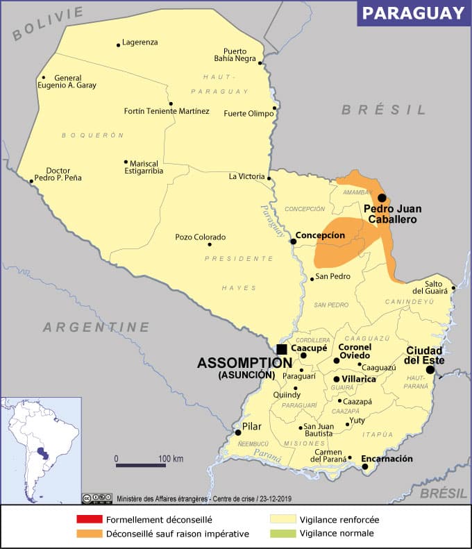Carte des vigilances