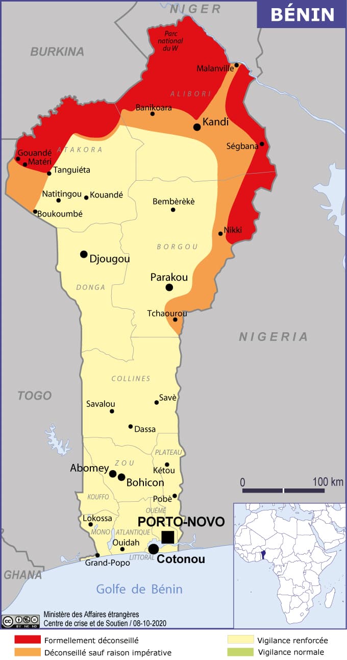 Carte des vigilances