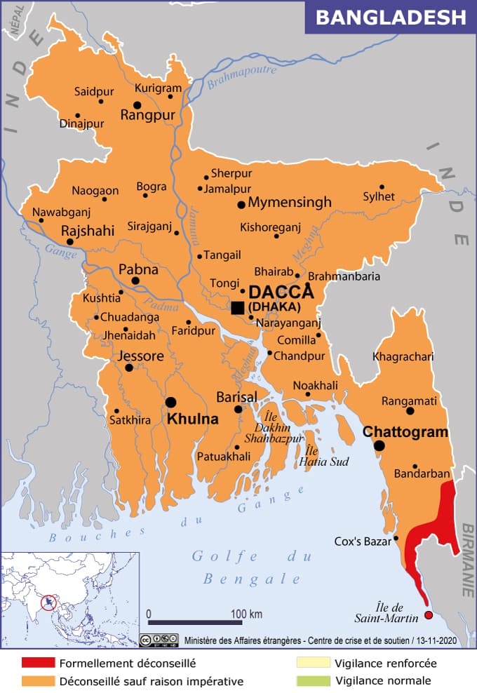 Carte des vigilances