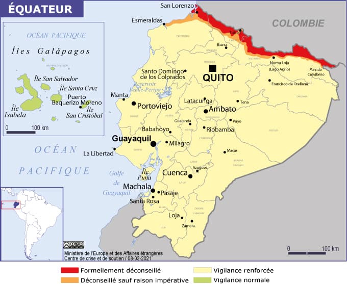Carte des vigilances