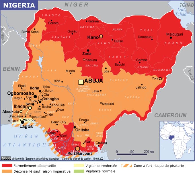 Carte des vigilances