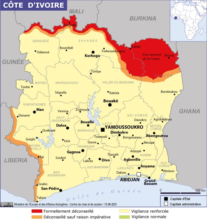 Carte des vigilances