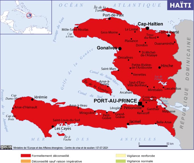 Carte des vigilances