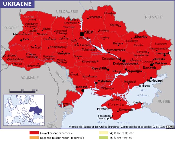 Carte des vigilances