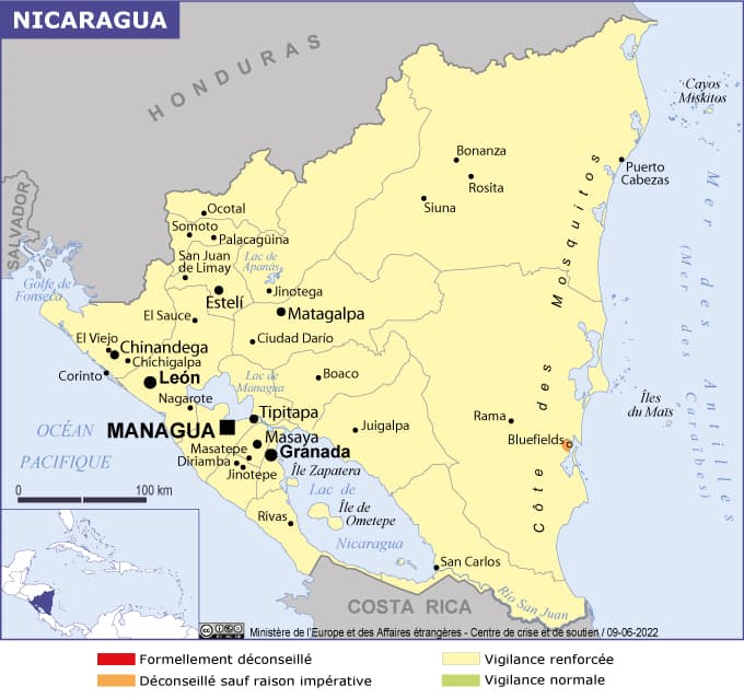 Carte des vigilances