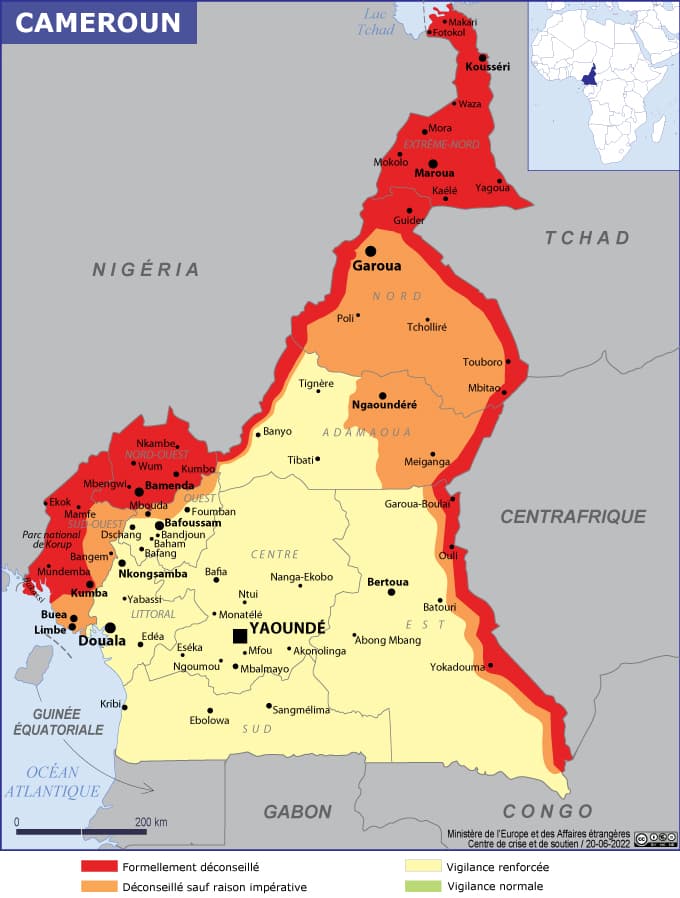 Carte des vigilances