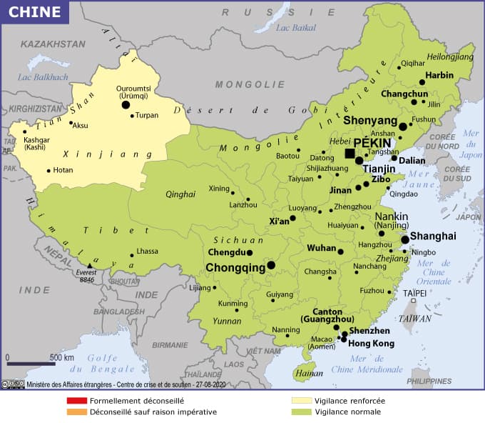 Carte des vigilances