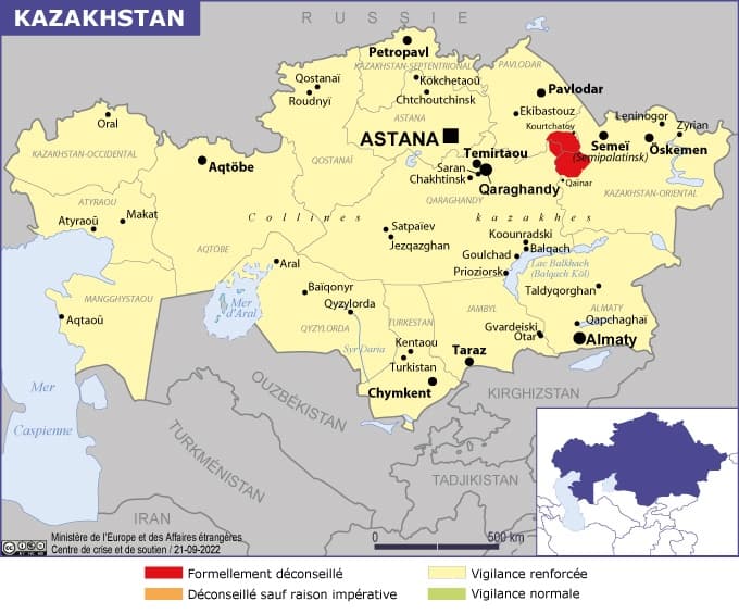 Carte des vigilances