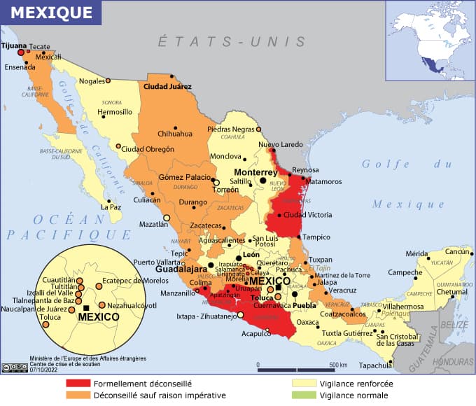 Carte des vigilances