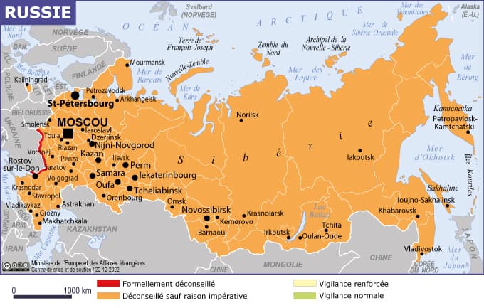 Carte des vigilances