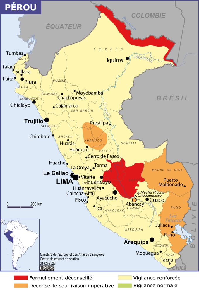 Carte des vigilances