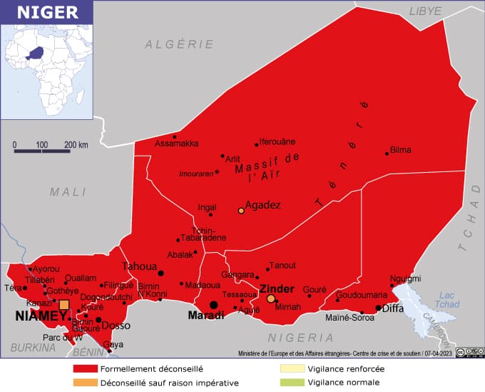 Carte des vigilances