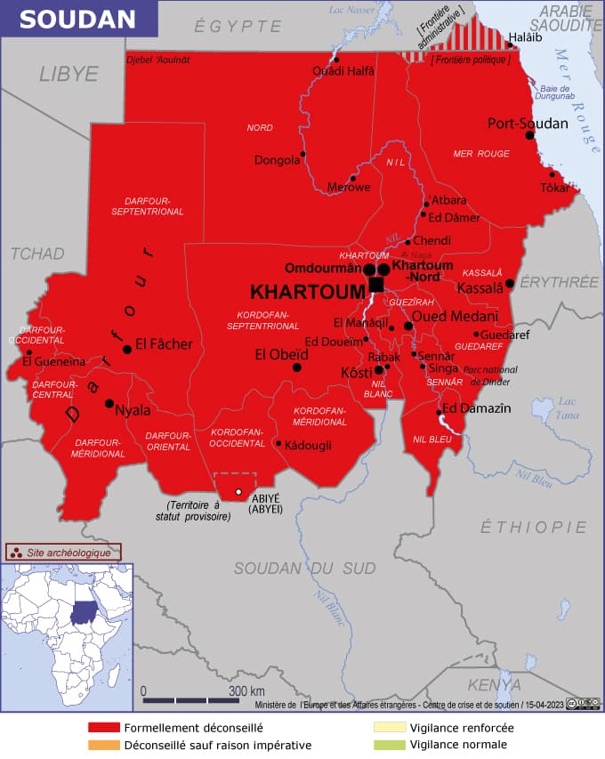 Carte des vigilances