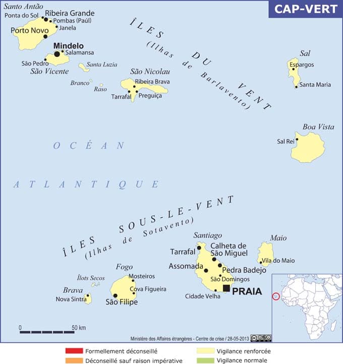 Carte des vigilances