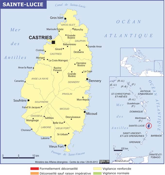 Carte des vigilances