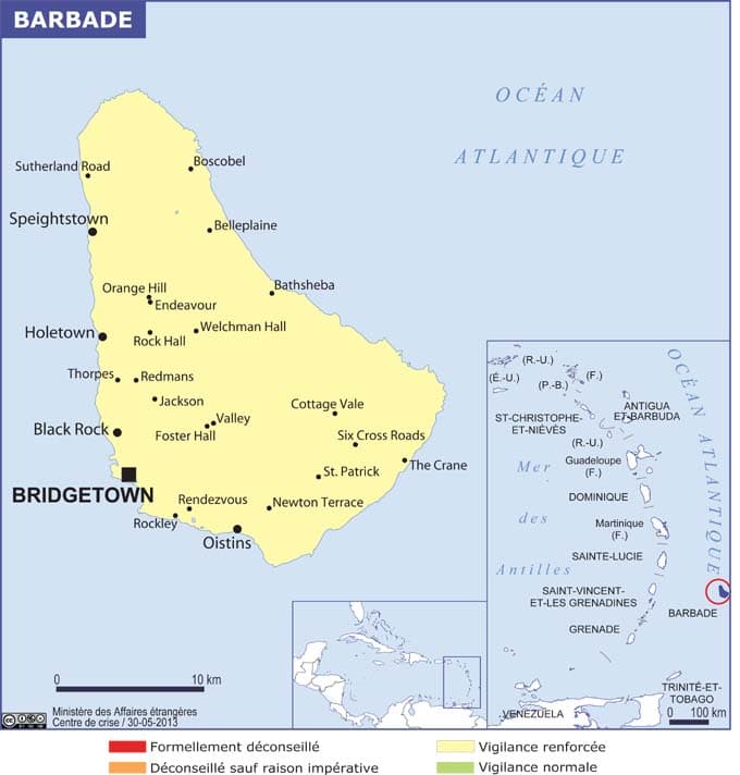 Carte des vigilances