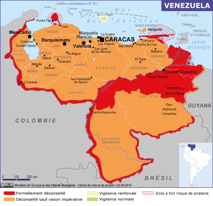 Carte des vigilances